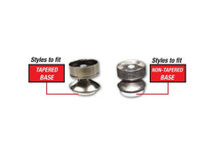 Dura Glides Without Felt - Fits Over 1 1/4” Standard Metal Base Glides - 100 Count