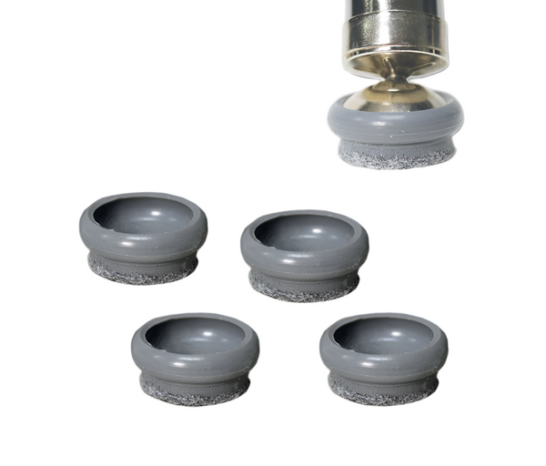 Dura Glides With Felt - Fits Over 1 1/4” Standard Metal Base Glides - 100 Count